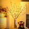 3 Pack Twig Lights, Prelit Branches, USB Plug in Branches Lights with 60 LED Bulbs, Romantic Decorative Iights for Vase, Lighted Tree Branches for Indoor, Plug in Lighted Branches for Party